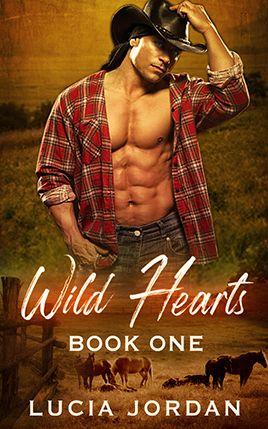 Wild Hearts by author Lucia Jordan. Book One cover.