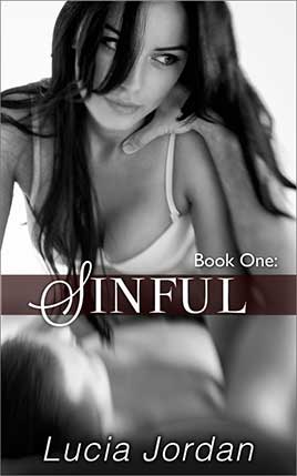 Sinful by author Lucia Jordan. Book One cover.