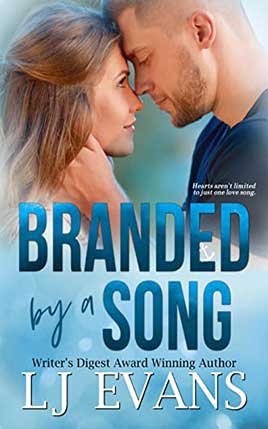 Branded by a Song by author LJ Evans book cover.