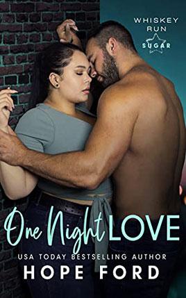 One Night Love by author Hope Ford book cover.