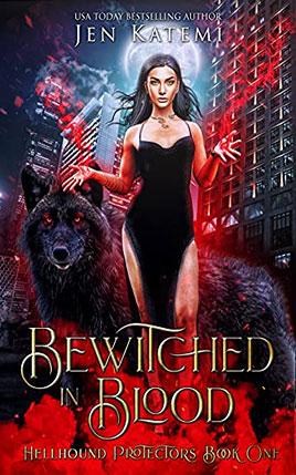 Bewitched in Blood by author Jen Katemi. Book One cover.