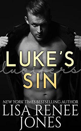 Luke’s Sin by author Lisa Renee Jones. Book Fourteen cover.