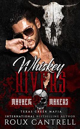 Whiskey Rivers by author Roux Cantrell book cover.
