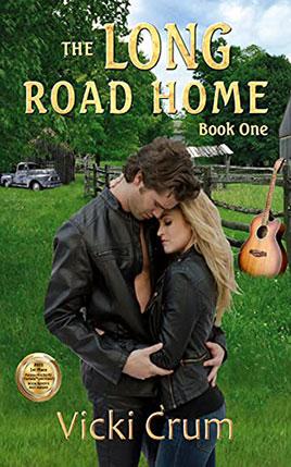 The Long Road Home by author Vicki Crum book cover.