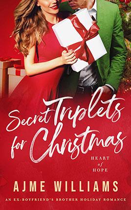 Secret Triplets for Christmas by author Ajme Williams book cover.