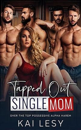 Tapped Out Single Mom by author Kai Lesy book cover.