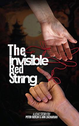 The Invisible Red String by author Ann Zachariah book cover.