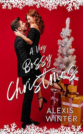 A Very Bossy Christmasr by author Alexis Winter book cover.