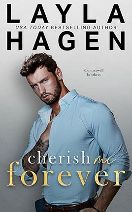 Cherish Me Forever by author Layla Hagen book cover.