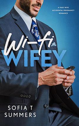 Wi-Fi Wifey by author Sofia T Summers book cover.