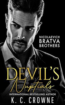 Devil's Nuptials by author K.C. Crowne book cover.